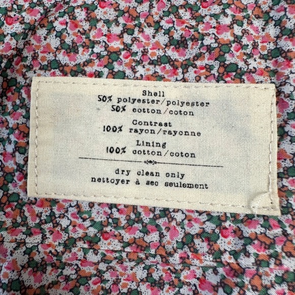 Cartonnier Anthropologie Red Pink Heathered Knit Blazer Jacket Womens S Business - Picture 8 of 10